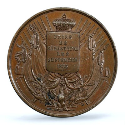 France Napoleon III Sebastopol Sevastopol Capture Divo-275 MS63