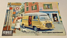 Brochure de vente RENAULT Estafette Fourgon Surélevé - Non Daté - Bel Etat.