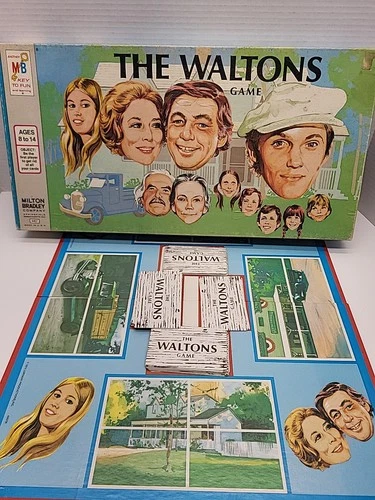 THE WALTONS Board Game By Milton Bradley No. 4407 John Boy Vintage 1974 Complete