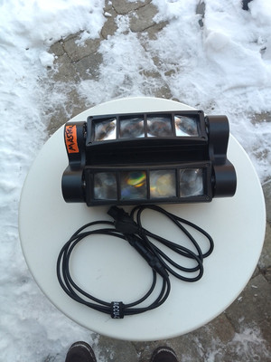 Moving Heads 8 LED  DMX tauglich