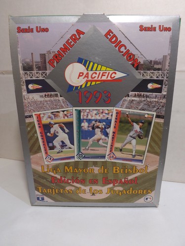 1993 Pacific Premier Edition Serie 1 Spanische Baseball Box 36 Packungen 12 Karten