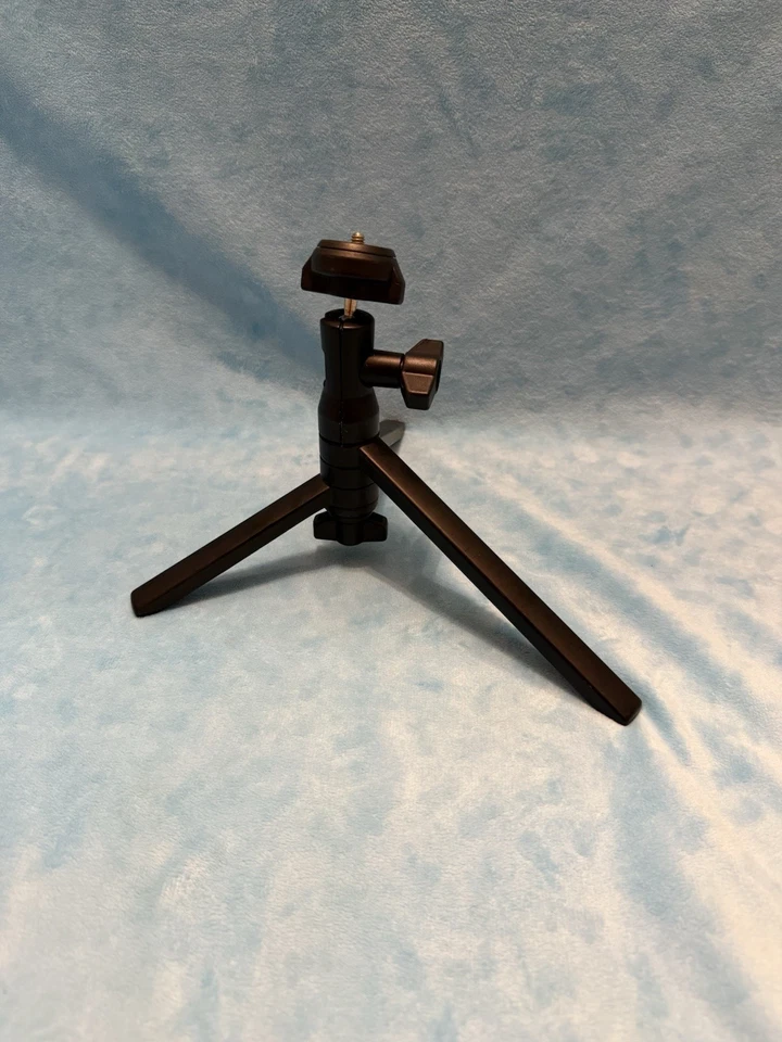 📸 Rare Genuine Canon 360° Mini Swivel Ball Head with Tripod DSLR folding Stand - Image 3 of 4