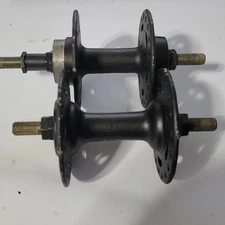 old school NOS 1978 dated ACS High flange black BMX cruiser bike hubs  36 hole