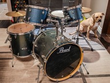 Pearl Acoustic Drum Set   Complete Kit