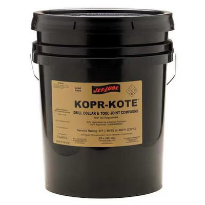 Jet-Lube 10115 Joint/Drill Collar Compound, 5 Gal, Pail, Metallic, Kopr-Kote