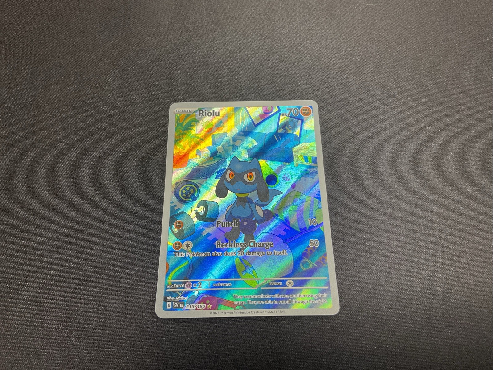 Riolu 215/198 SV01: Scarlet & Violet Base Set Holo