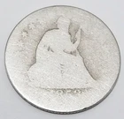 1853 P SEATED LIBERTY QUARTER  *P - POOR*   90% SILVER  **FREE SHIPPING**
