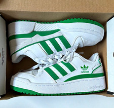 adidas Forum Low White/Green Low Top Lace-Up ...