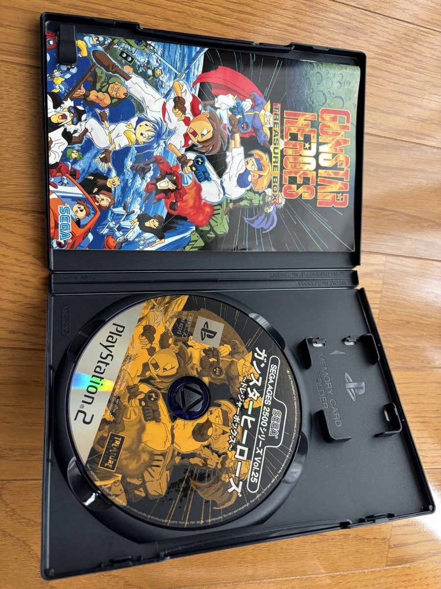 PS2 Gunstar Heroes Treasure Box Sega Ages 2500 Vol.25 Japan Import