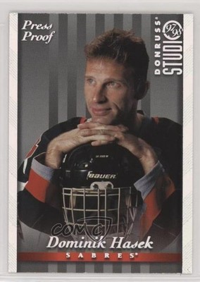 1997-98 Donruss Studio Silver Press Proof /1000 Dominik Hasek #2 HOF s1i