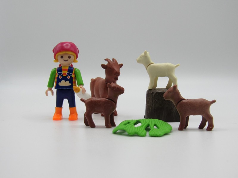 Playmobil 4785 Girl With Goats Set