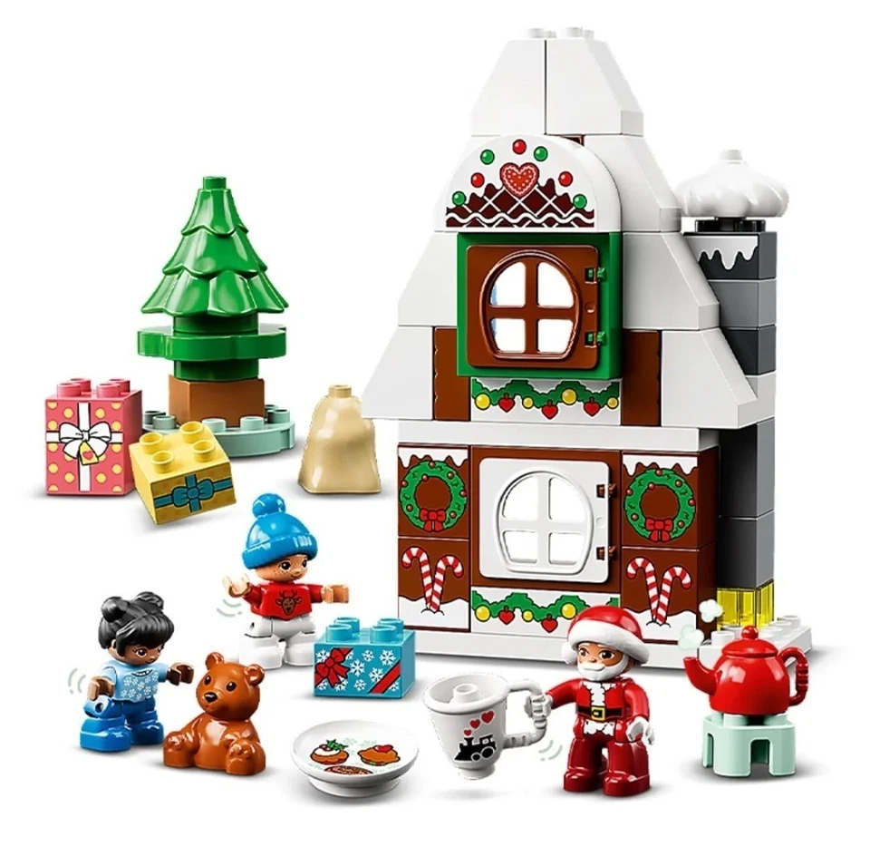 Lego Duplo 10976 Santa's Gingerbread House Christmas New Retired GREAT GIFT  - Image 2 of 2