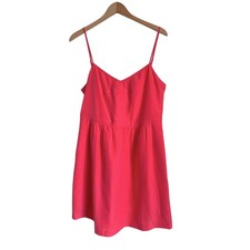 J. Crew Sleeveless Babydoll Dress Coral Size 14