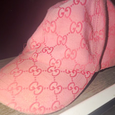 Gucci Damen Baseballkappe Rosa GG Monogramm L...