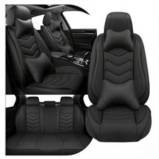 Car Seat Covers For Dodge Neon 2002-2005 Sport Nappa Leather 5 Seats Pure Black Car Seat Covers For Dodge Neon 2002-2005 Sport Nappa Leather 5 Seats Pure Black