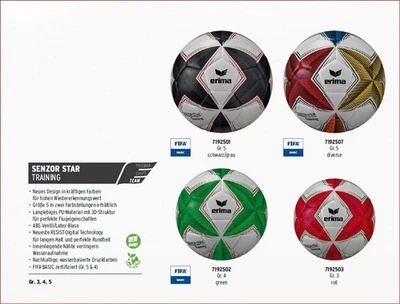 Erima Fußball Senzor StarTraining in Gr. 3,4,5 Verein Jugend Herren Schule NEU!