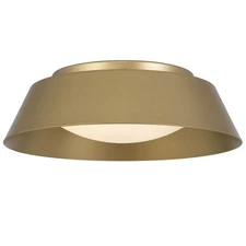 Antique Brass 11" LED Flush Mount 35W 1000 Lumens 5 Selectable Color Temp cETLus