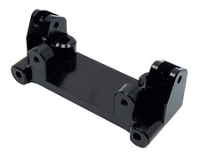 Dhawk CNC Aluminum Front Bulkhead Black For Team Associated RC10GT RC10T