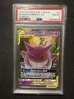 2019 Pokémon Sun and Moon Team Up Gengar Mimikyu GX Card 53/181 PSA 8