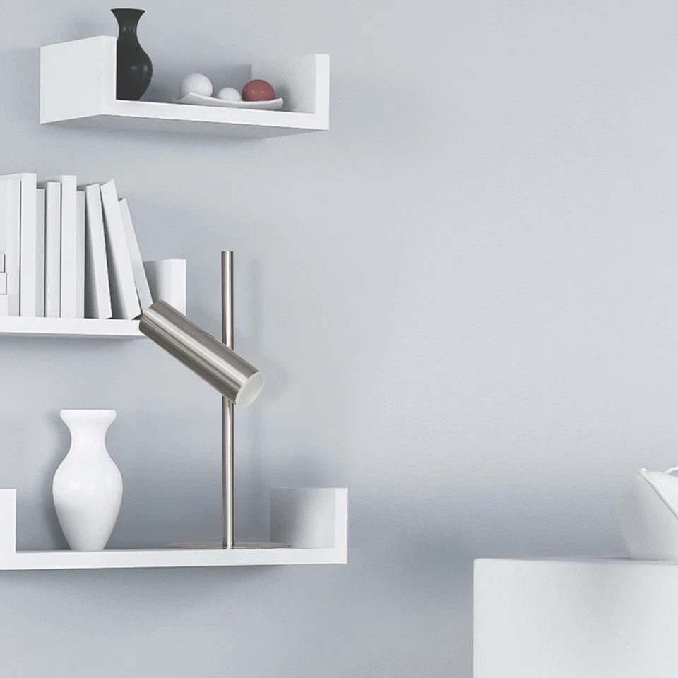 Lámpara de escritorio con foco LED de 20" de alto Dainolite CST-196LEDT Constance - Latón Foto 3 de 4