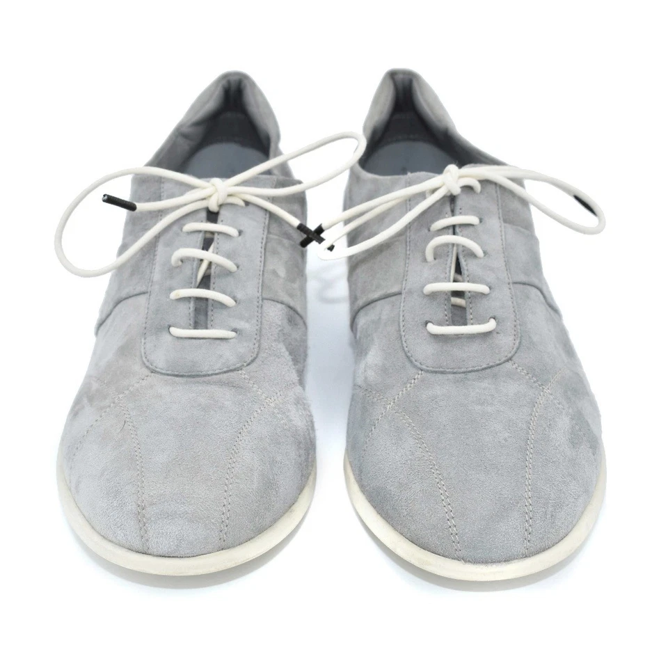 Ralph Lauren Colección Para Mujer Gris Claro Gamuza Moda Tenis Zapatos talla 9 M Foto 2 de 4