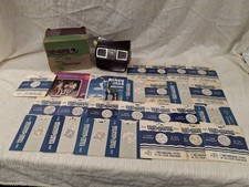 Vintage Sawyer's 1950's View-Master 3D Viewer Stereoscope w/Reel List 25 Reels