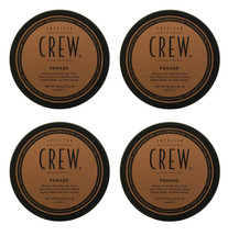 American Crew Pomade, Medium Hold, High Shine, 3 oz 4 Pack 