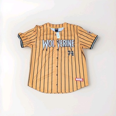 Marvel X-Men Wolverine Howlett Striped Baseball Jersey - BoxLunch