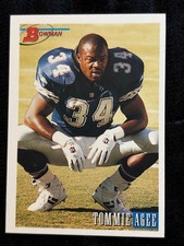 1993 Bowman Tommie Agee Football Card #249 NFL Cowboys RB