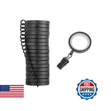 MODE Cambria Designer Series - Premium Easy Glide 18 Count Small Curtain Rings -