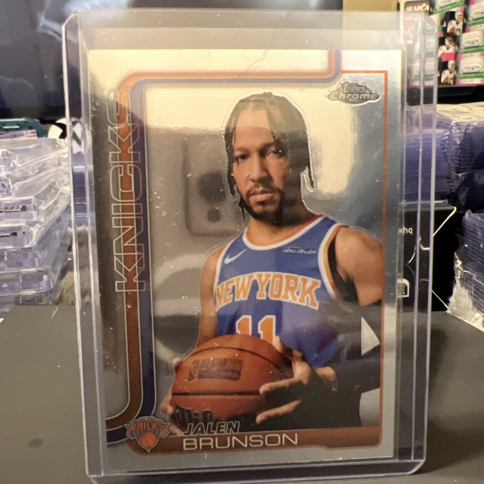 2025-26 Topps Chrome Basketball Jalen Brunson SSP Image Variation