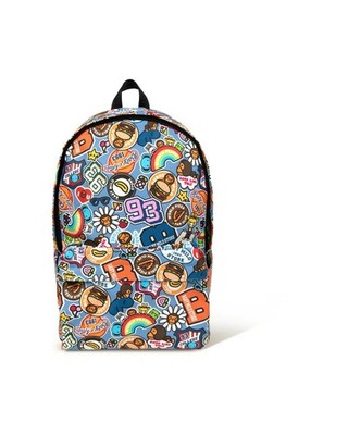 A BATHNIG APE BABY MILO STORE BADGE PATTERN LARGE BACKPACK Brand