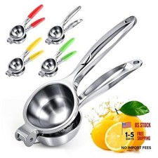 Large Lemon Squeezer - 8.3" Stainless Steel - Sliver Juicer