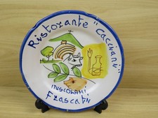piatto del Buon Ricordo Solimene Vietri Mare RISTORANTE CACCIANI FRASCATI di