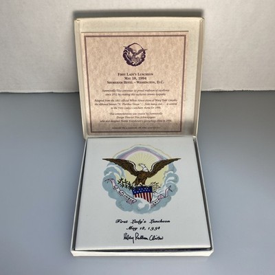 1994 First Lady's Luncheon Commemorative Tile Summitville Ceramic