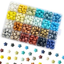 Sealing Wax Kit with Stamp Beads, Octagon Seal Beads Set Blue-Green
