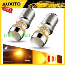 1156 Led Signal Turn Light Indicator Parking Bulb Amber Yellow Canbus 110set