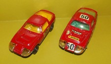 Corgi Junior #11 Austin Healey Le Mans Sprite x 2 Different, Good Playworn