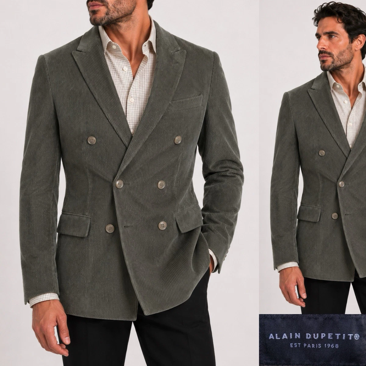 Corduroy Double-Breasted Suits & Blazers for Men for sale | eBay