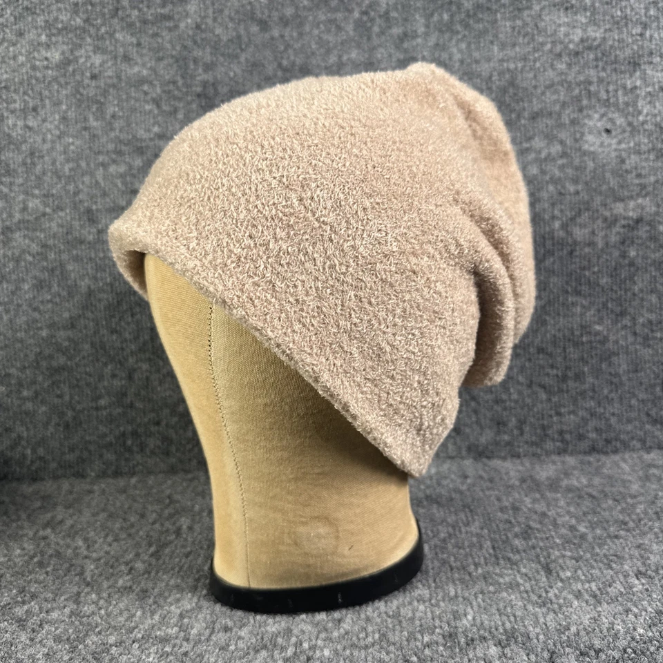Barefoot Dreams CozyChic Lite Slouch Oversized Beanie Toboggan Natural Beige - Image 3 of 4