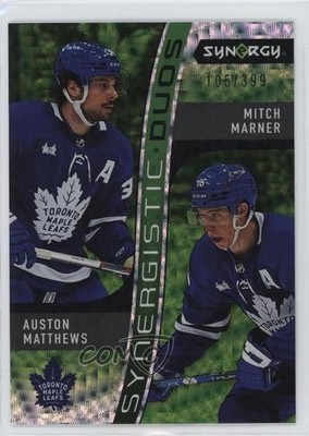 2023 Synergy Synergistic Duos Star-Star Green Auston Matthews Mitch Marner n7r
