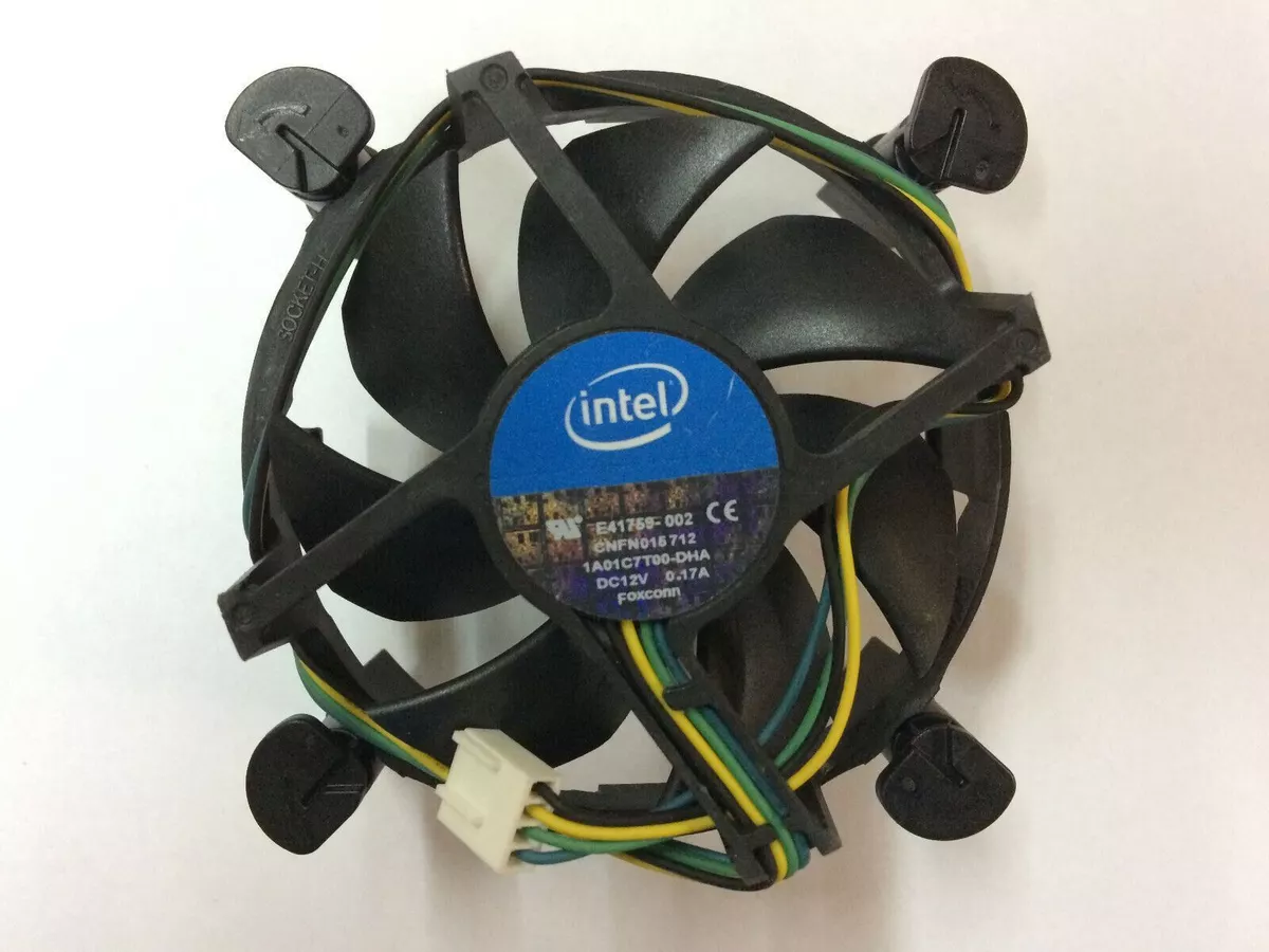 Intel E41759-002 CPU Socket 1156 Fan (Foxconn) without heat sink DC12V 0.17A