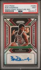BOB DANDRIDGE 2023 PANINI PRIZM RED AUTOGRAPH BUCKS 🦌 LEGEND AUTO /99 PSA 9 NBA