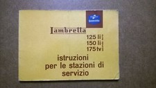 Istruzioni per le stazioni di servizio Lambretta 125/15/175 2^ SERIE del 1960