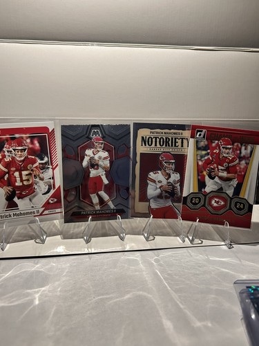⭐️⭐️ Patrick Mahomes Kansas City Chiefs 2024 4 Card Lot Mosaic Donruss Notoriety