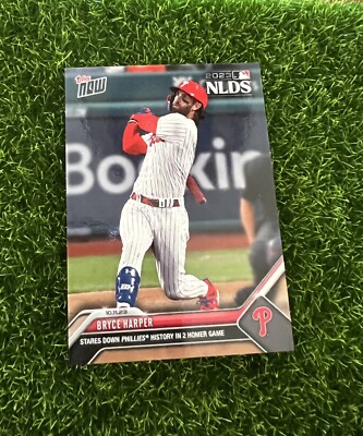 BRYCE HARPER Topps Now 992 NLDS Phillies History In 2 Homer Game In Stock!