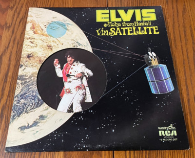 Elvis Presley Aloha From Hawaii Vinyl LP RCA Records 1973 2 Disks MINT-