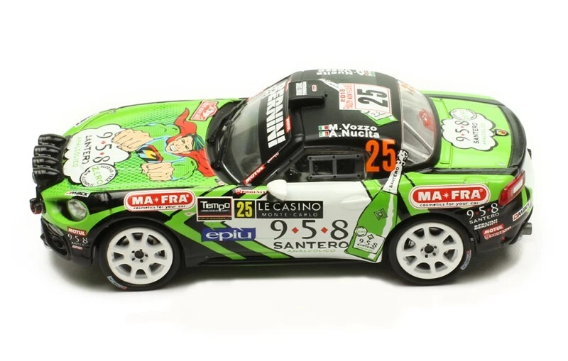 IXO Fiat Abarth 124 RGT No.25 Monte Carlo 2018 A.Nucita 1/43 Scale Diecast — 第 2/4 张图片