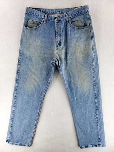 Vintage Wrangler 36x32 Relaxed Fit Blue 