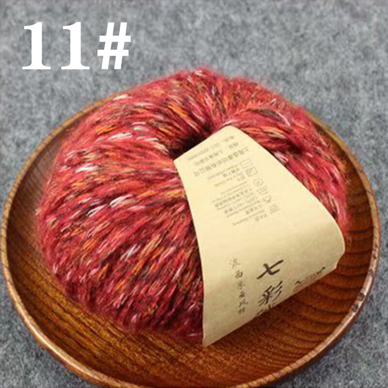 50g Colorful Wool Cashmere Yarn Alpaca Hand Knitting Thread Crochet | eBay
